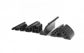 7 Profiles of Various Rubber Extrusions With Differing ID/OD and Cavities